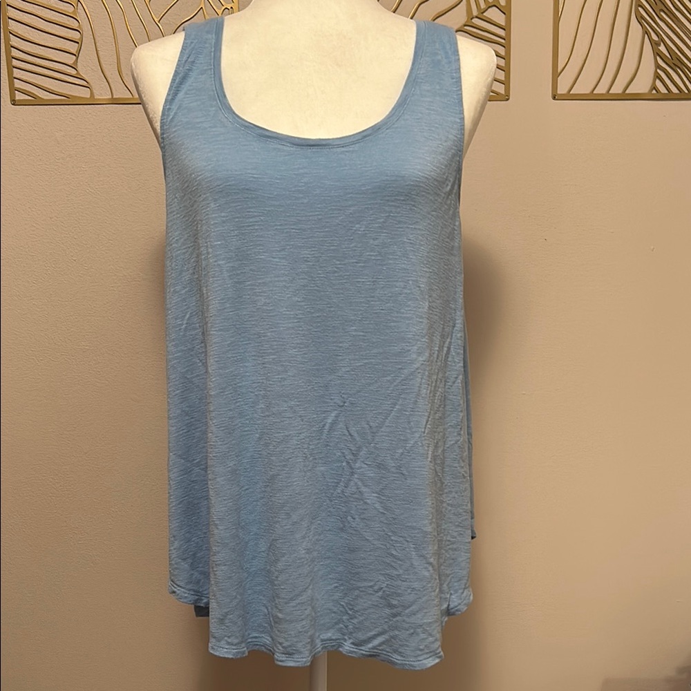 Women's Light Blue Sleeveless Top